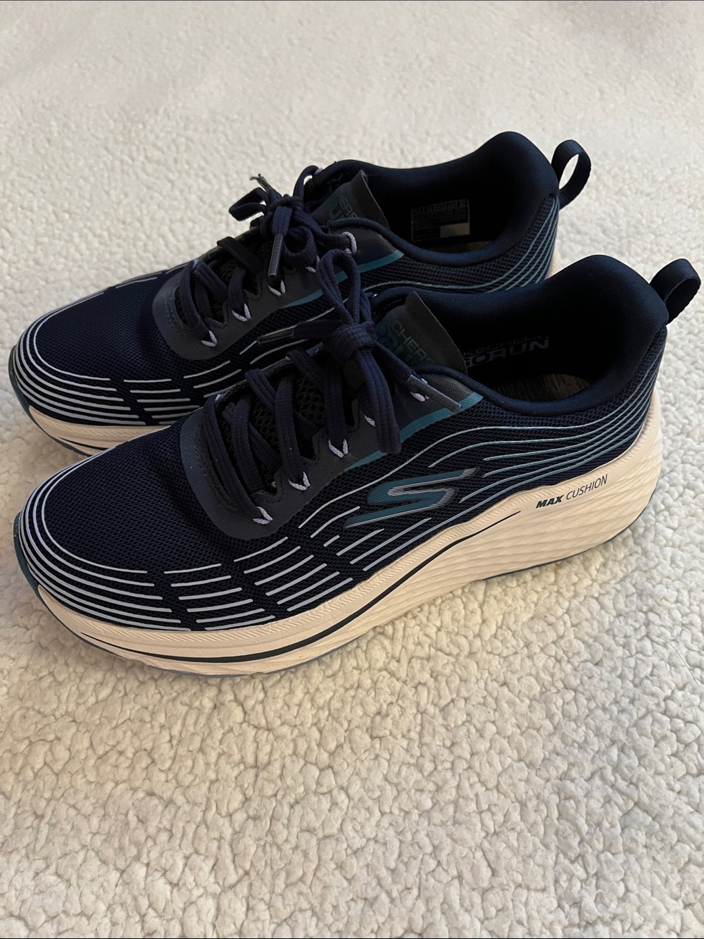 Skechers Max Cushioning Elite 2.0 Blue Sz 7.5